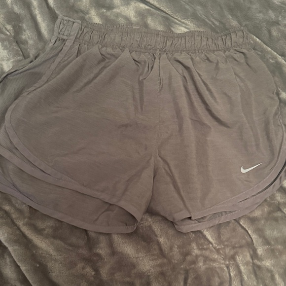 Medium Nike Women's Athletic Shorts - Black, Gray, and White Set - Picture 2 of 5
